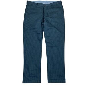 NWOT Louis Philippe Golf Leisure Pant sMen 36x31 Green Pinstripe Linen Blend